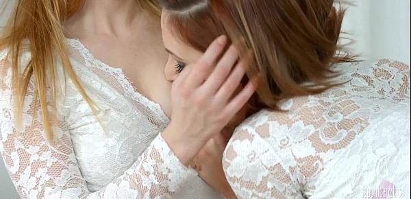  Candie Sweet and Olivia Grace lesbian lovers on Sapphic Erotica